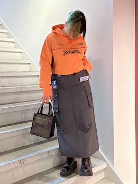 那須川梨々さんのコーディネート