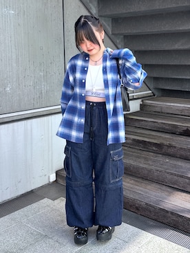 那須川梨々さんのコーディネート