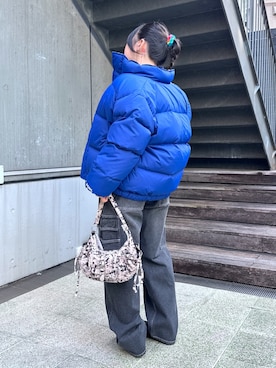 那須川梨々さん（レディース・152cm）の冬コーディネート