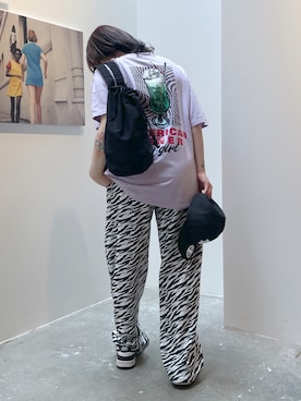 那須川梨々さん（レディース・152cm）の春コーディネート