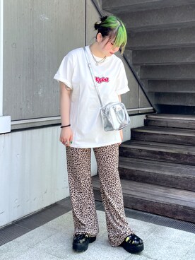 那須川梨々さん(レディース・152cm)の夏コーディネート