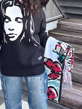 那須川梨々さん（レディース・152cm）の秋コーディネート