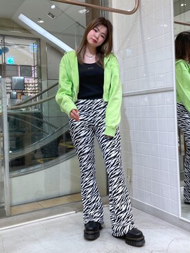 那須川梨々さん(レディース・152cm)の春コーディネート