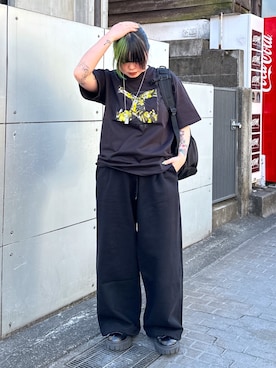 那須川梨々さん（レディース・152cm）の冬コーディネート