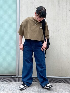 那須川梨々さん（レディース・152cm）の春コーディネート