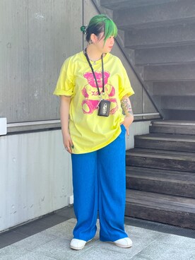 那須川梨々さん(レディース・152cm)の夏コーディネート