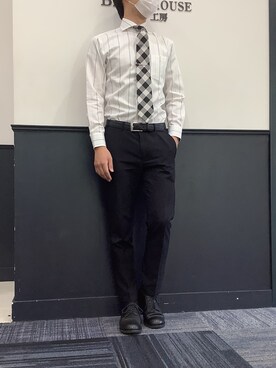 BRICK HOUSE シャツ工房 宮崎イオンモール店さん(メンズ・173cm)の春コーディネート