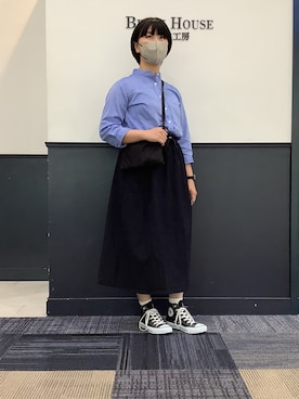 BRICK HOUSE シャツ工房 宮崎イオンモール店さん（レディース・160cm）の夏コーディネート