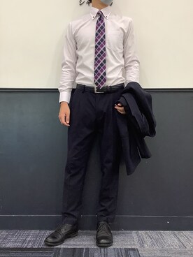 BRICK HOUSE シャツ工房 宮崎イオンモール店さん（メンズ・173cm）の秋コーディネート