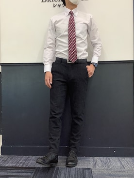 BRICK HOUSE シャツ工房 宮崎イオンモール店さん（メンズ・173cm）の春コーディネート