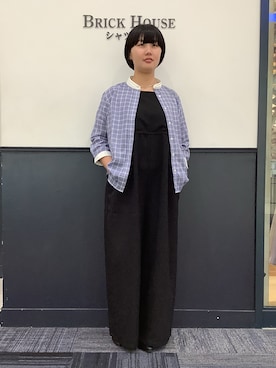 BRICK HOUSE シャツ工房 宮崎イオンモール店さん（レディース・160cm）の夏コーディネート
