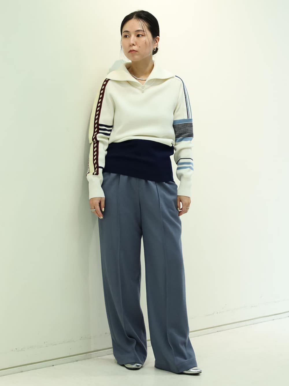 BACCA ウールポリエステル スキーニット ¥41,800 (税込) BACCA（バッカ）の「ウールポリエステル スキーニット（ニット