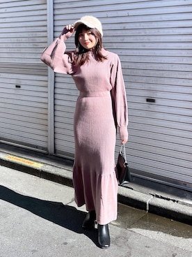 hakanaさん（レディース・148cm）の冬コーディネート