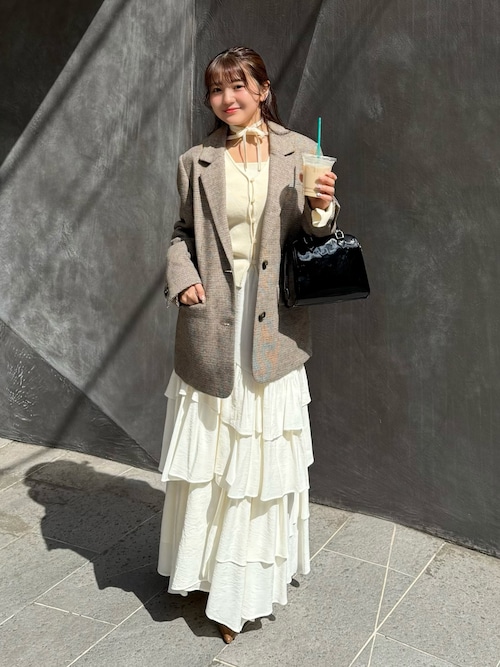 ◇アシメフリルティアードスカート（スカート）｜FREE'S MART