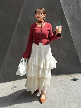 「アイテム（パンプス）」を使った、hakanaさん（レディース・148cm）の秋コーディネート