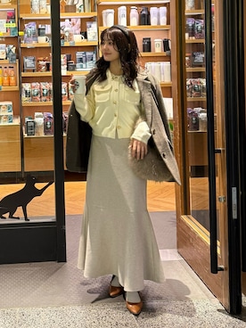 「アイテム（テーラードジャケット）」を使った、hakanaさん（レディース・148cm）の秋コーディネート