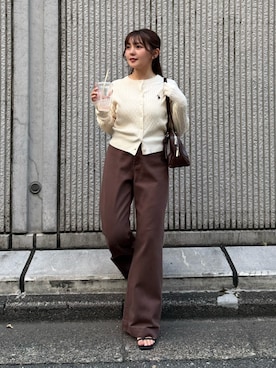 「FREE'S MART（フリーズマート）のアイテム（パンツ）」を使った、hakanaさん（レディース・148cm）の秋コーディネート
