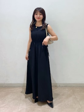 「タンクワンピース」｜hakanaさん（レディース・148cm）の夏コーディネート