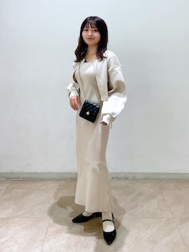 「FREE'S MART（フリーズマート）のアイテム（バレエシューズ）」を使った、hakanaさん（レディース・148cm）の冬コーディネート
