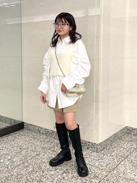 hakanaさん（レディース・148cm）の冬コーディネート