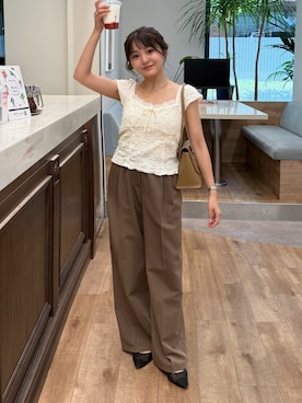 「アイテム（パンプス）」を使った、hakanaさん（レディース・148cm）の夏コーディネート