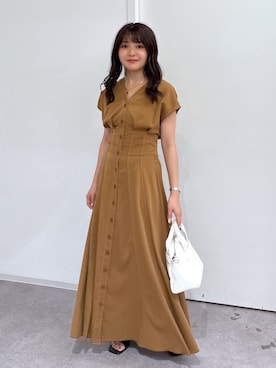 「アイテム（ワンピース）」を使った、hakanaさん（レディース・148cm）の夏コーディネート