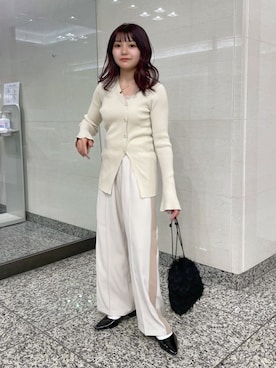 「FREE'S MART（フリーズマート）のアイテム（バレエシューズ）」を使った、hakanaさん（レディース・148cm）の冬コーディネート