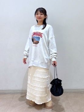「ハロウィン」｜「アイテム（スウェット）」を使った、hakanaさん（レディース・148cm）の秋コーディネート