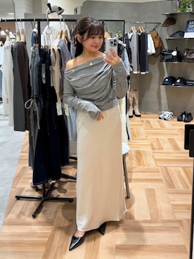 「FREE'S MART（フリーズマート）のアイテム（スカート）」を使った、hakanaさん（レディース・148cm）の秋コーディネート