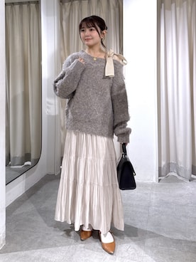 「アイテム（パンプス）」を使った、hakanaさん（レディース・148cm）の冬コーディネート