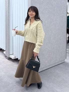 「FREE'S MART（フリーズマート）のアイテム（ジャケット/アウター）」を使った、hakanaさん（レディース・148cm）の秋コーディネート