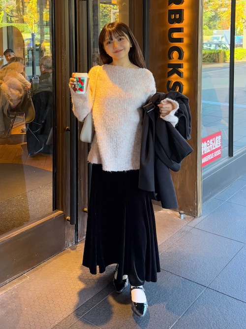 ◇ラメミックスブークレー畦ニット（ニット/セーター）｜FREE'S MART