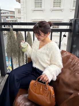 「FREE'S MART（フリーズマート）のフロントポケットソフトバギーデニム（デニムパンツ）」を使った、hakanaさん（レディース・148cm）の秋コーディネート