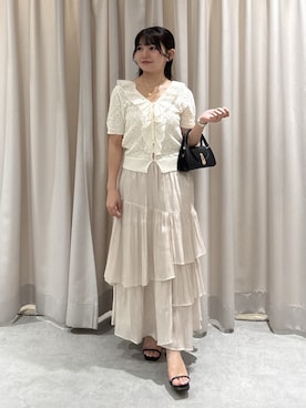 「FREE'S MART（フリーズマート）のアイテム（スカート）」を使った、hakanaさん（レディース・148cm）の夏コーディネート