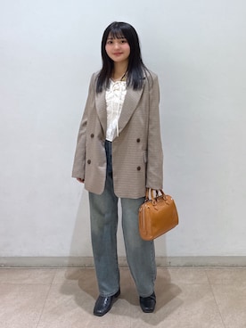 「FREE'S MART（フリーズマート）のアイテム（ブーツ）」を使った、hakanaさん（レディース・148cm）の春コーディネート