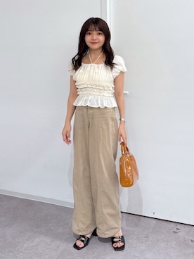 「アイテム（サンダル）」を使った、hakanaさん（レディース・148cm）の夏コーディネート