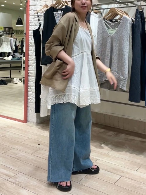 新品】lowrysfarm リネンライクメッシュジャケット