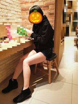 「ショーパン」｜「アイテム（ブーティ）」を使った、Isseiさん（レディース・165cm）の秋コーディネート