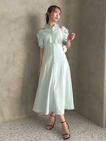 POLO BCSコラボ/再生産】レイヤードポロワンピース｜ダズリン（dazzlin
