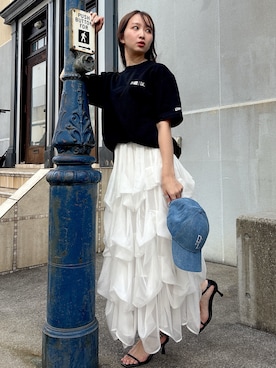 「dazzlinコーデ」｜marinさん（レディース・164cm）の夏コーディネート