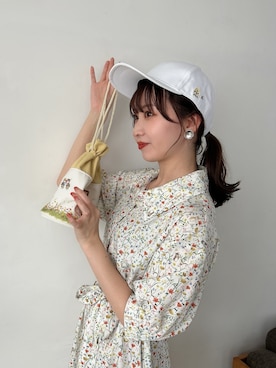 「dazzlin（ダズリン）のアイテム（財布/小物）」を使った、marinさん（レディース・164cm）の春コーディネート