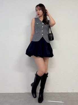 「dazzlin（ダズリン）のアイテム」を使った、marinさん（レディース・164cm）の冬コーディネート