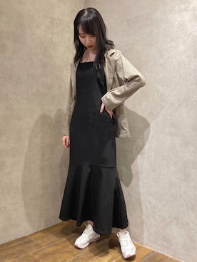 「dazzlin（ダズリン）のアイテム（ワンピース）」を使った、marinさん（レディース・164cm）の春コーディネート