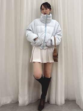 「ブルー x ホワイト」｜marinさん（レディース・164cm）の秋コーディネート