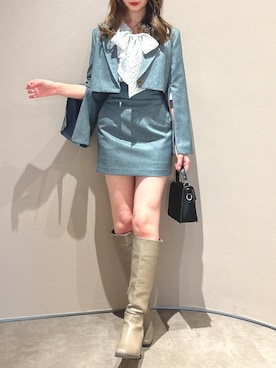 「dazzlinコーデ」｜「アイテム（ジャケット/アウター）」を使った、marinさん（レディース・164cm）の冬コーディネート