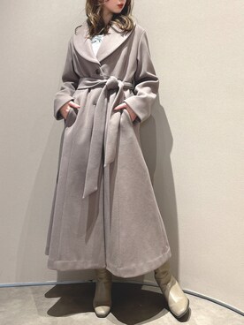 「dazzlinコーデ」｜「アイテム（ジャケット/アウター）」を使った、marinさん（レディース・164cm）の冬コーディネート