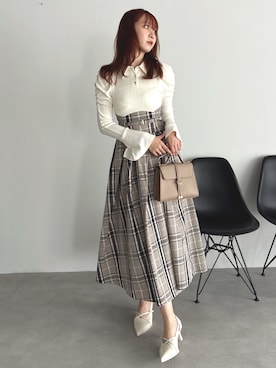「秋服」｜「アイテム（ワンピース）」を使った、marinさん（レディース・164cm）の夏コーディネート