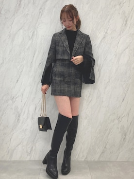 「dazzlinコーデ」｜「アイテム（ジャケット/アウター）」を使った、marinさん（レディース・164cm）の秋コーディネート