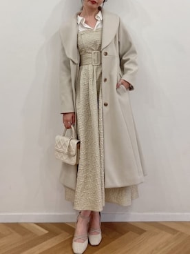 「ダズリン」｜「アイテム（その他アウター）」を使った、marinさん（レディース・164cm）の秋コーディネート