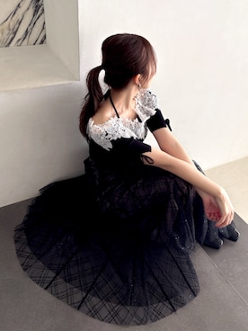 「dazzlin（ダズリン）のアイテム」を使った、marinさん（レディース・164cm）の冬コーディネート